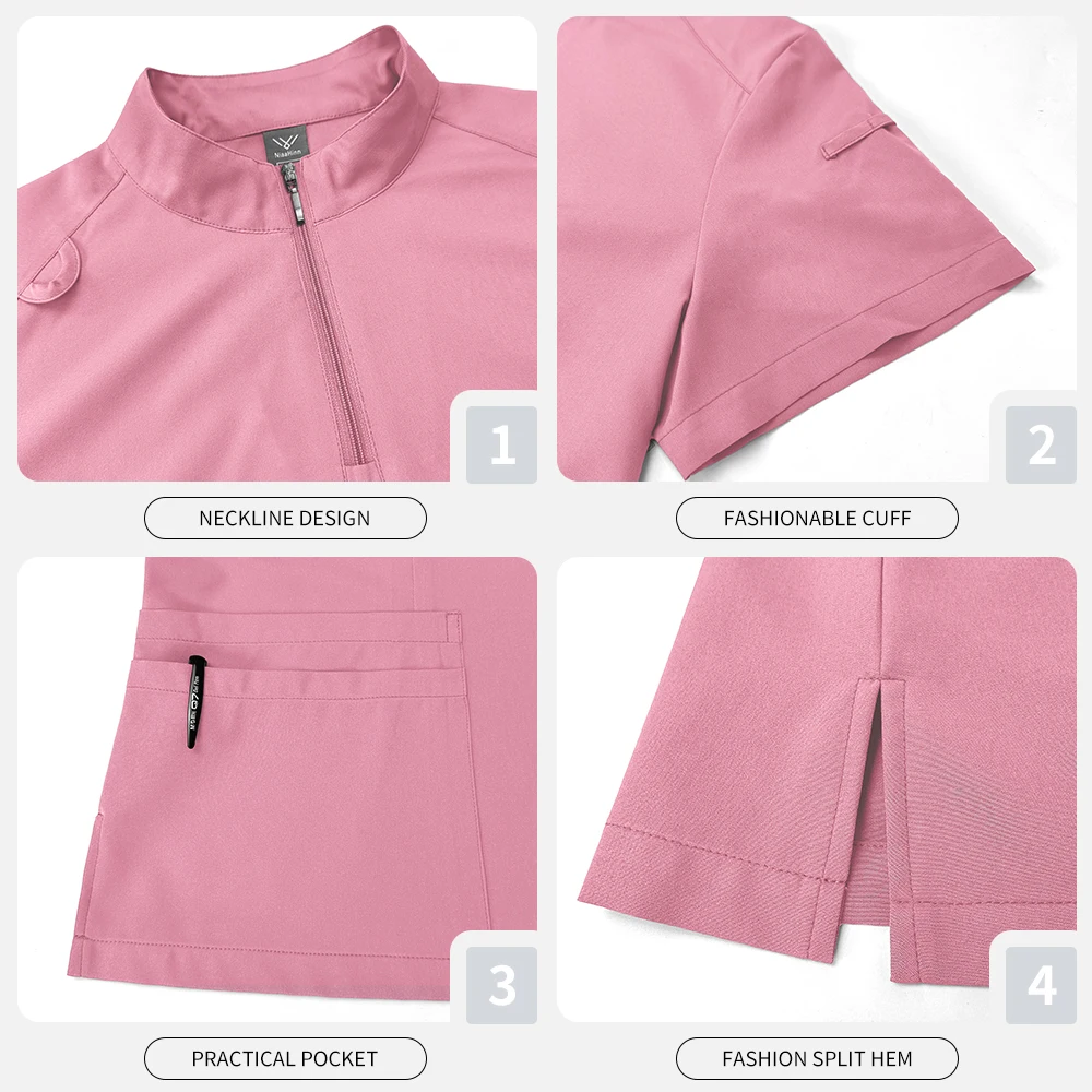 Pet Grooming Scrubs Suit Unisex Nursing Uniforms Sets Spa Beauty Work Clothes Hospital Medical Surgery Tops Pants Surgical Sets