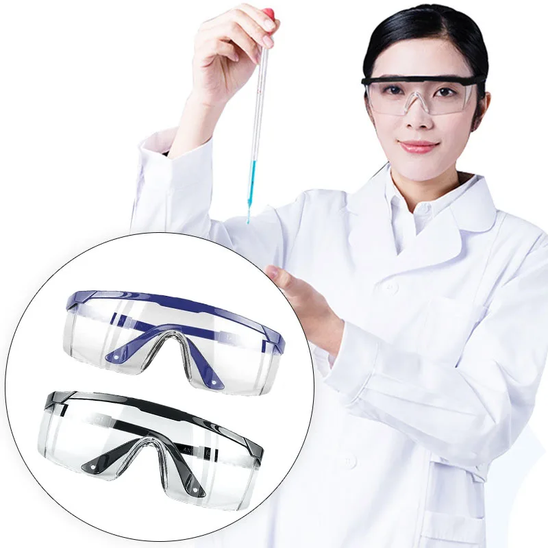 스플래시 방지 작업 안전 안경 눈 보호 실험실 고글 보호 산업용 바람 먼지 방지 고글 사이클링 Glasse
