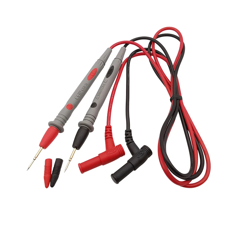 1Pair Multimeter Probe Tip Test Line Multimeter Test Leads 1000V/20A Universal Cable for Multi-Meter Tester Wire Tips Pen Tool