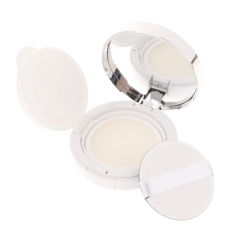 Empty Air Cushion Puff Box Portable Cosmetic Makeup Case Container With Powder Sponge Mirror For BB Cream Foundation