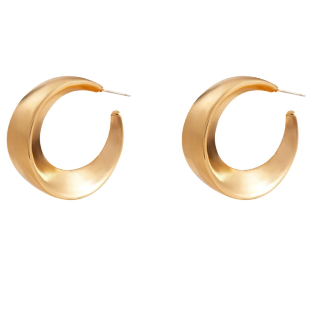 

LESHORE 2025 New French Light Luxury Earrings With Simple Mirror Style Fashion Personality Party Jewelry Gifts Free Shipping