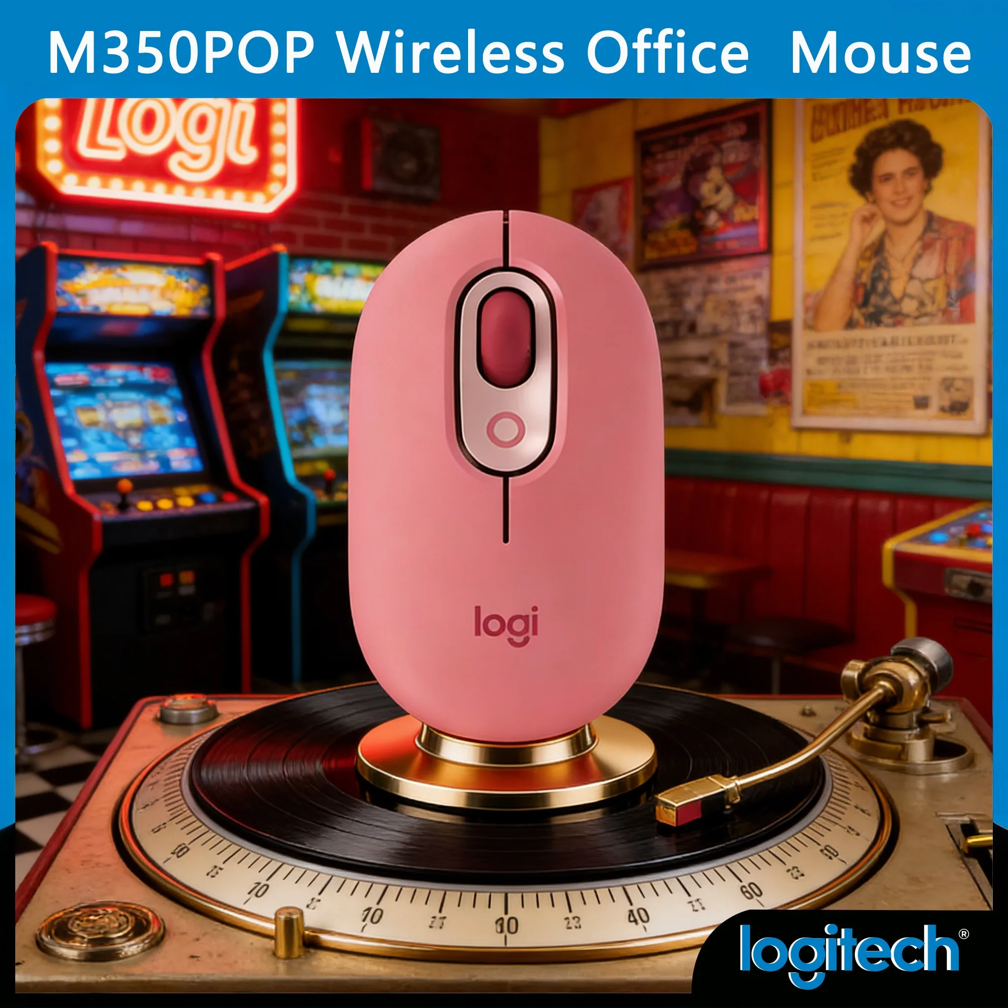 

Logitech M305POP High Precision Mouse Multi-Device Seamless Switch