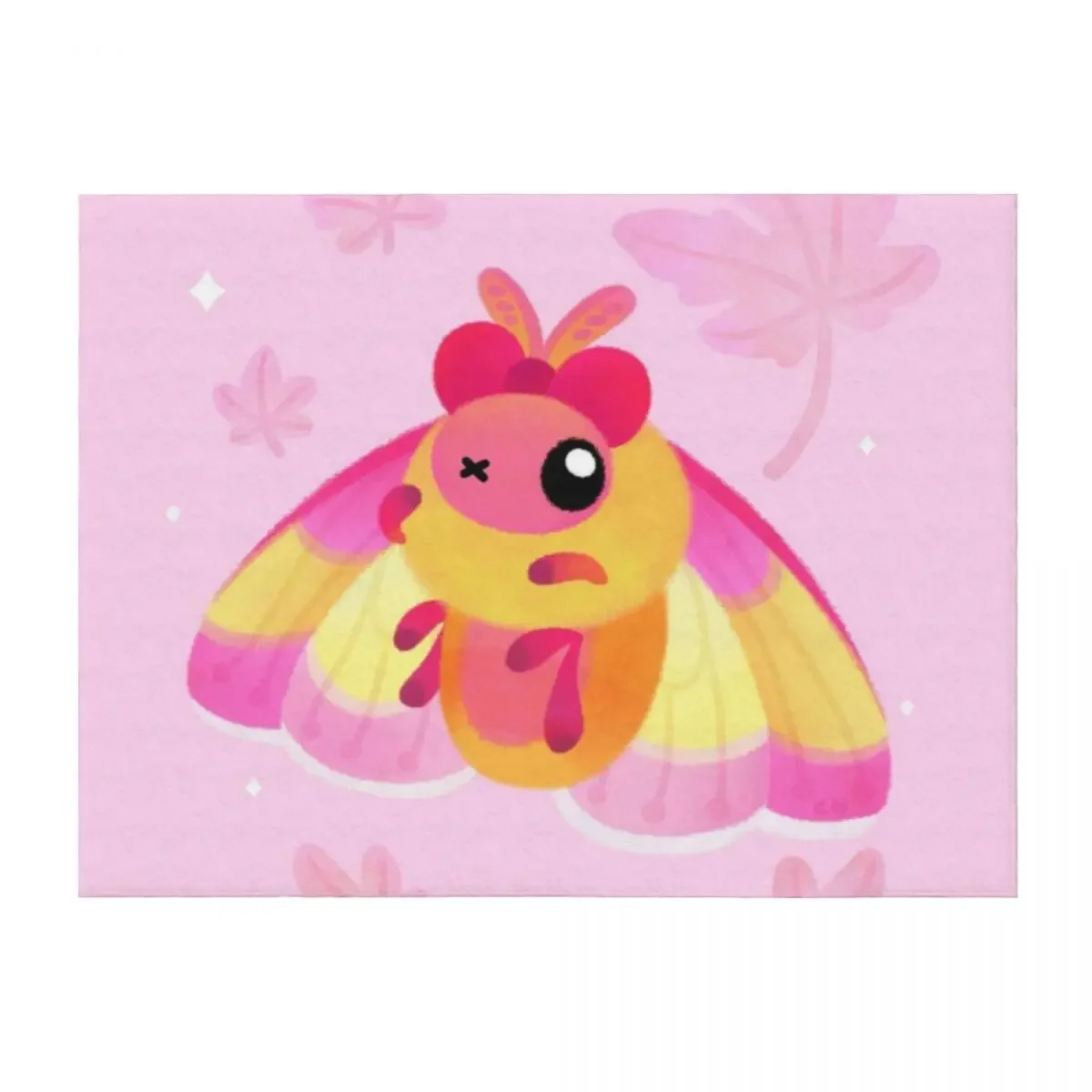 

Rosy Maple Moth Throw Blanket Luxury Designer Tourist Blankets For Bed sofa bed Blankets