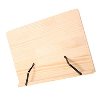1pc Portable Reading Rack Adjustable Book Stand Desktop Wooden Study Holder Music Stand Book Shelf Free Hands Comfortable