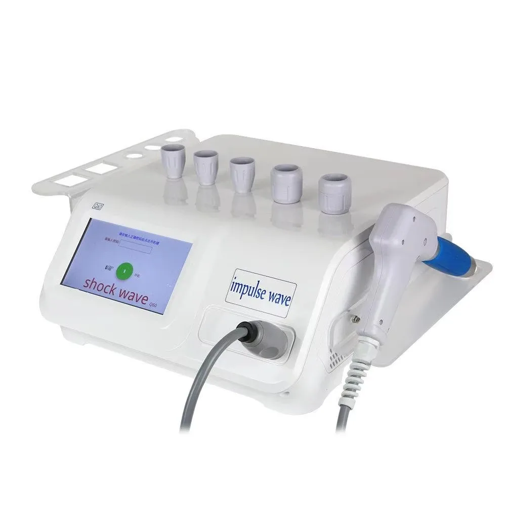 Extracorporeal Shock Wave Body Massager for Muscle Relaxation Joint Back Leg Care Pneumatic Shockwave Therapy Machine LED Screen