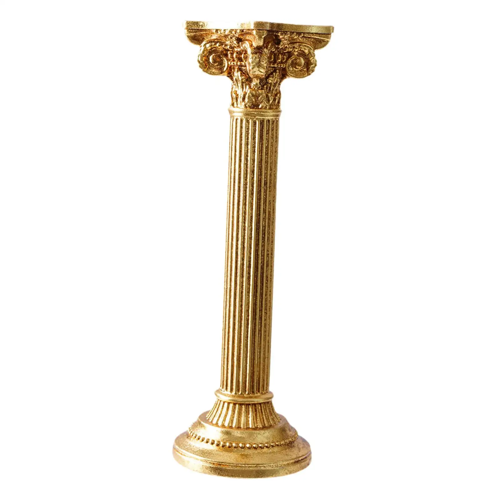 Elegant Roman Column Statue Decorative Resin Sculpture House Figure for Living Room Wedding Table Decoration