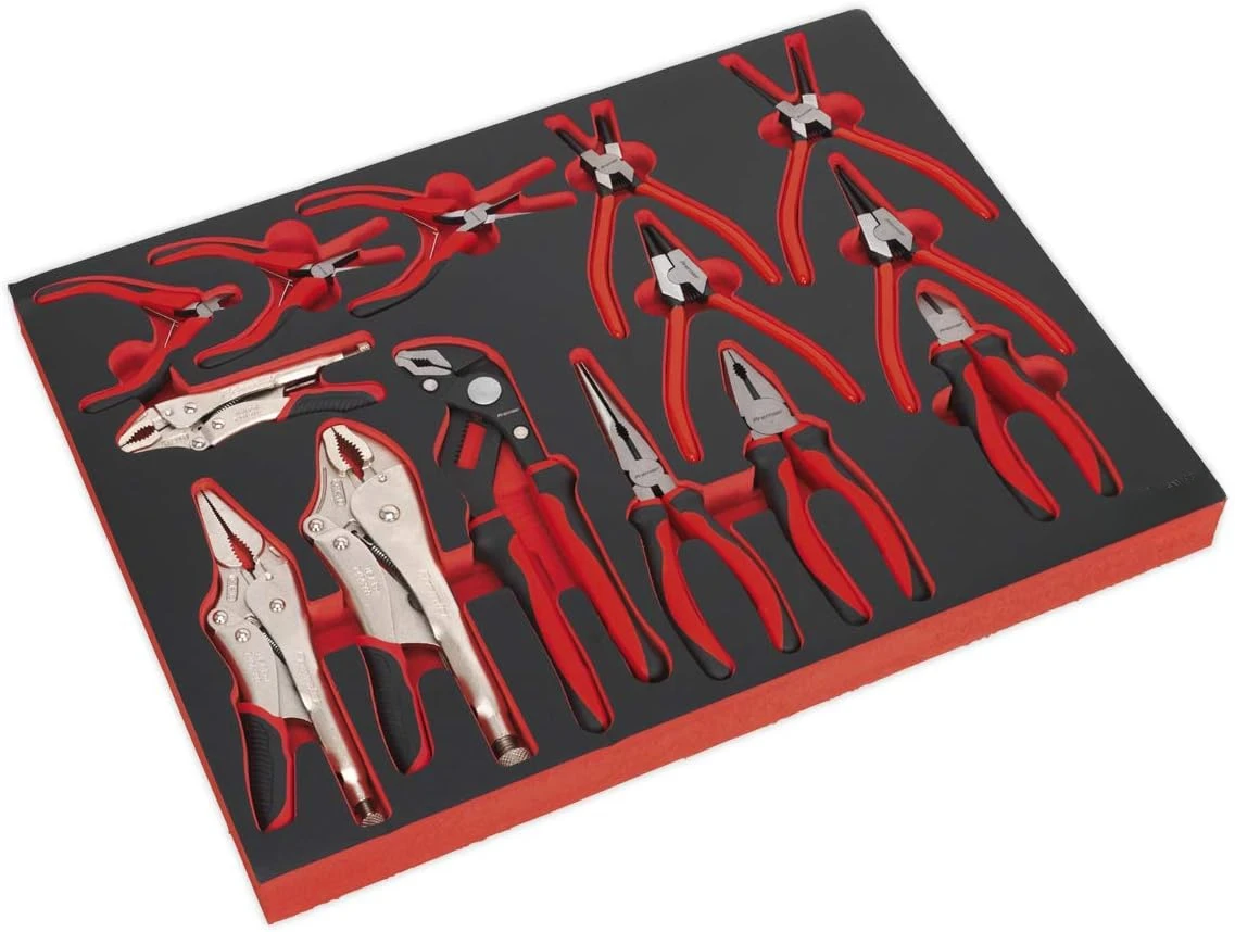 

Набор инструментов с плоскогубцами, 176,5 мм x 397 мм x 55 мм