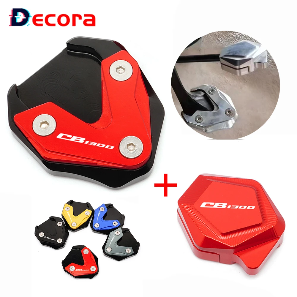 5 Colors For Honda Cb1300 Cb 1300 2020 2021 2022 2023 Side Stand Enlarger Kickstand Extension Pad Support Motorcycle Accessories