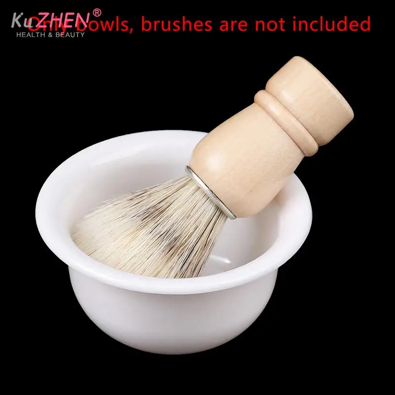 1PCS Men's Plastic Shaving Bowl Soap Mug Cup Face Cleaning Tools Holder Male Shaving Appliance Barber Shaving Brush Bowl