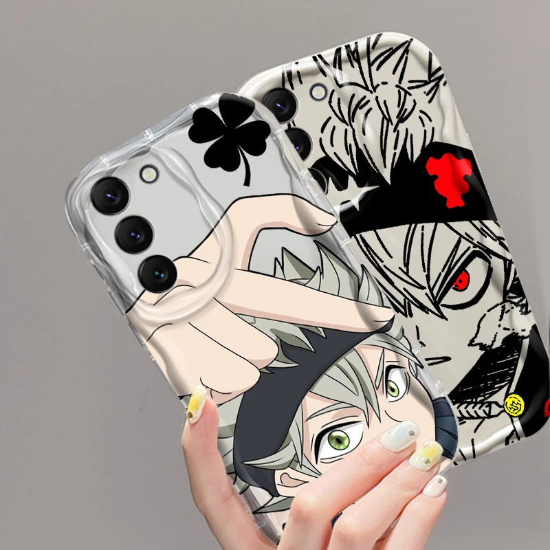 

Black Clove Anime Popular Art For Samsung S24 S23 S21 S20 Ultra Plus FE A73 A72 A71 A51 A31 A05S A05 A04 5G Wave Oil Soft