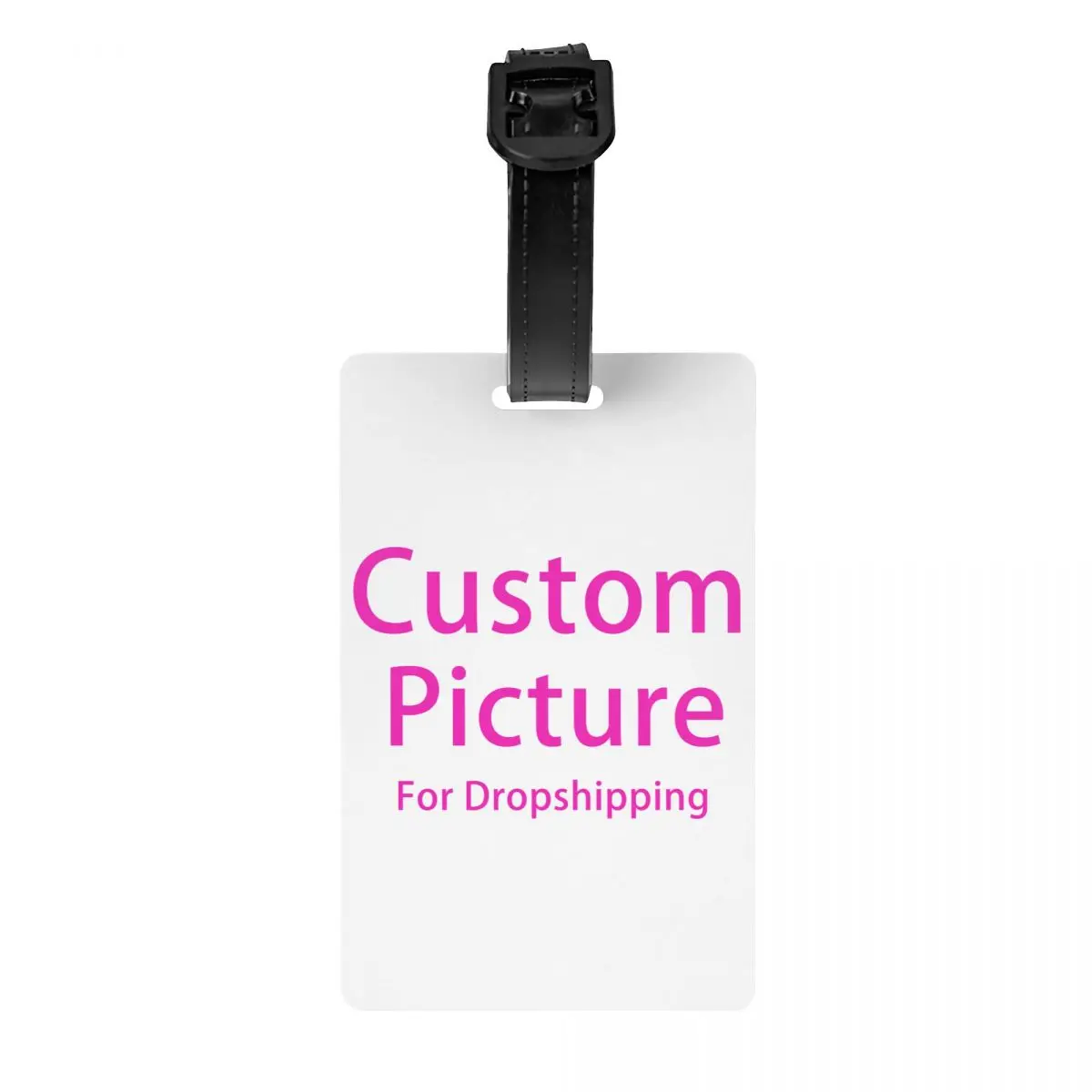 

Personalized Custom Photo Logo Luggage Tag Customized DIY Print Travel Bag Suitcase Privacy Cover ID Label