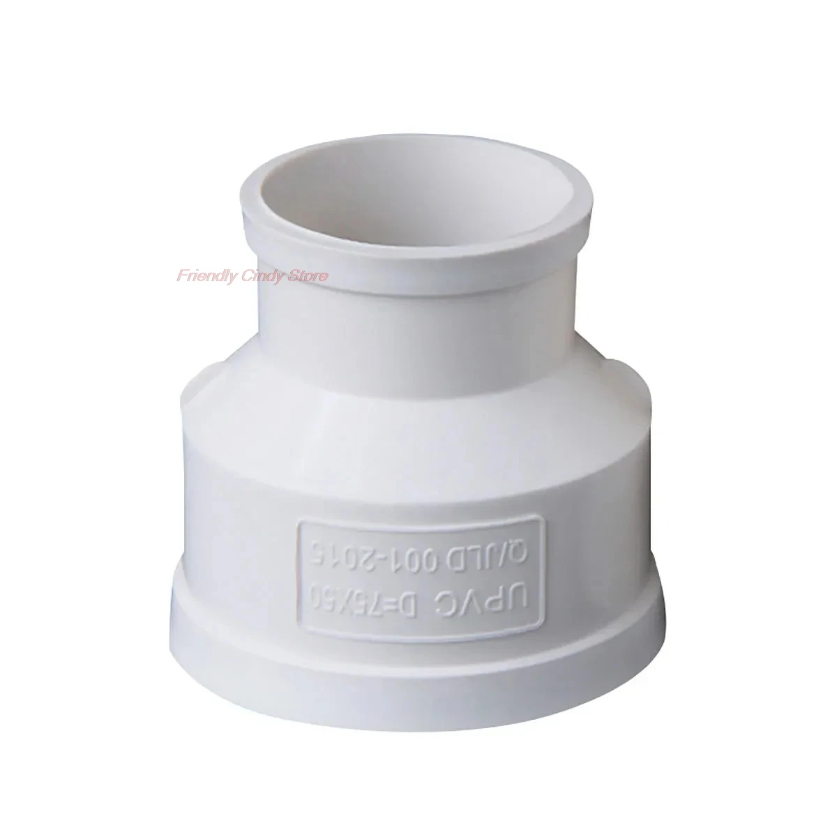 1pcs White PVC Reducing Straight Connector Inner Diameter 50 75 110 160 200 250 315 400mm Drain Pipe Adapter Drain Fittings