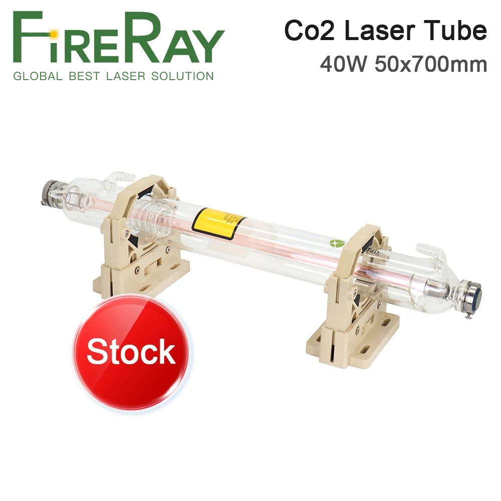

FireRay Stock Co2 Laser Tube 40W 50x700mm for Co2 Laser Cutting Engraving Machine