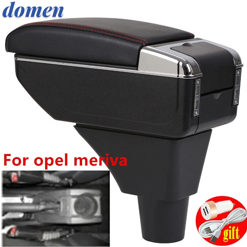 

For opel meriva armrest box For opel meriva central storage box Retrofit parts Car Armrest Accessories Easy to install