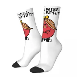 Little Miss Aperol Spritz Unisex Winter Socks Hip Hop Happy Socks Street Style Crazy Sock