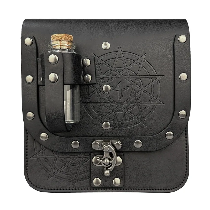 القرون الوسطى حقيبة صغيرة الحقيبة حزام الخصر النساء الرجال الفايكنج فارس المحارب القراصنة الدعائم الطرف تأثيري حلي #2