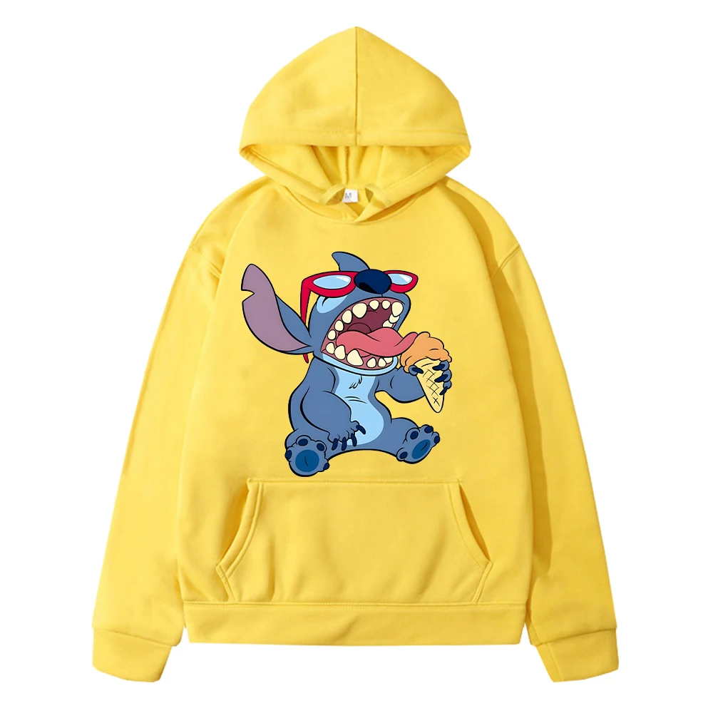 Halloween anime bluza z kapturem Disney chłopiec pulower kurtka y2k sudadera Stitch Kawaii bluzy jesień bluza polarowa ubrania dla dzieci dziewczyny