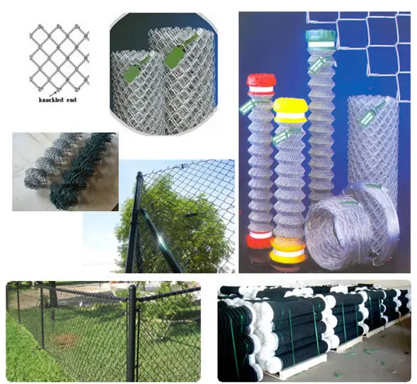 Decorative Diamond Mesh Chain Link Fence Weaving Machine for Road Protection with PLC Core Components