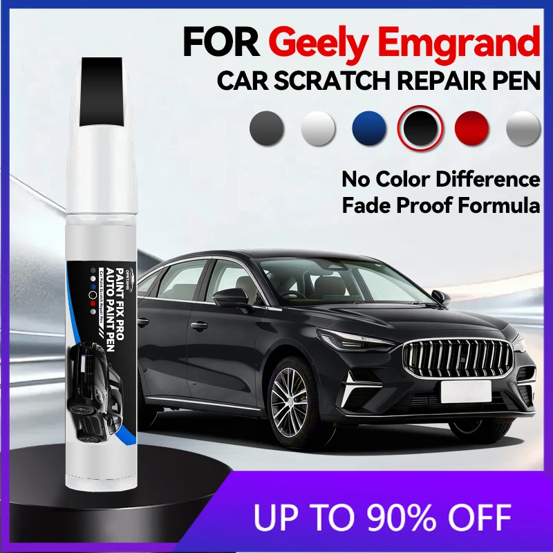 

Карандаш для подкраски Geely Emgrand 1990-2026, средство для ремонта лакокрасочного покрытия, удаления царапин, аксессуары для авто, черный, белый