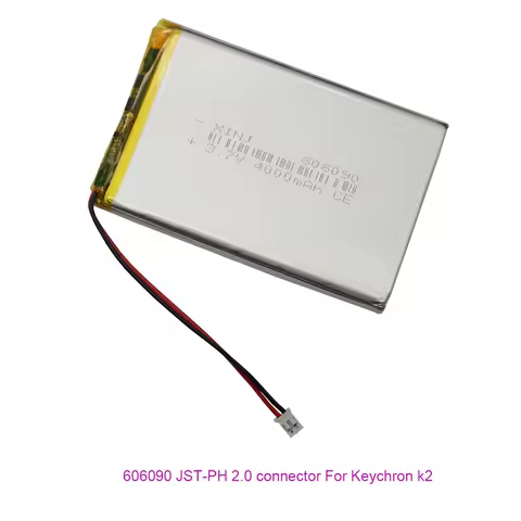 3.7V 4000mAh 14.8Wh Li Lithium Battery 606090 Lipo For Keychron k2 Keyboard GPS Car Dashcam