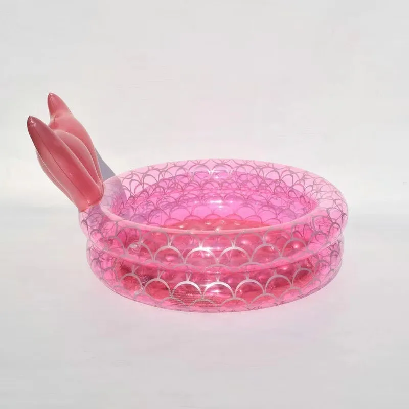 Piscina 1 Uds. Piscina de sirena inflable de PVC engrosada, piscina para bebés y niños en casa, piscina de bolas oceánicas