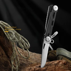 Outdoor Survival Mini Knife Portable Herramientas EDC Tool Stainless Steel Folding Knife Tactical  Hiking Camping Accessories