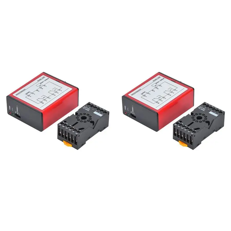 FULL-2X 110B Детектор транспортных средств AC220V, одноканальный индуктивный петлевой детектор для контроля доступа на парковку.