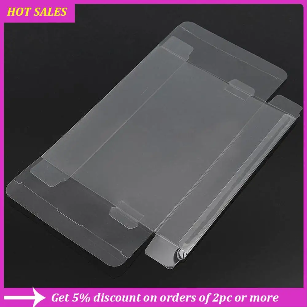 

10Pcs/Lot Clear PET Plastic Box Protector Case Sleeves Cover For SNES N64 CIB Boxed Games Cartridge Box,Requisite