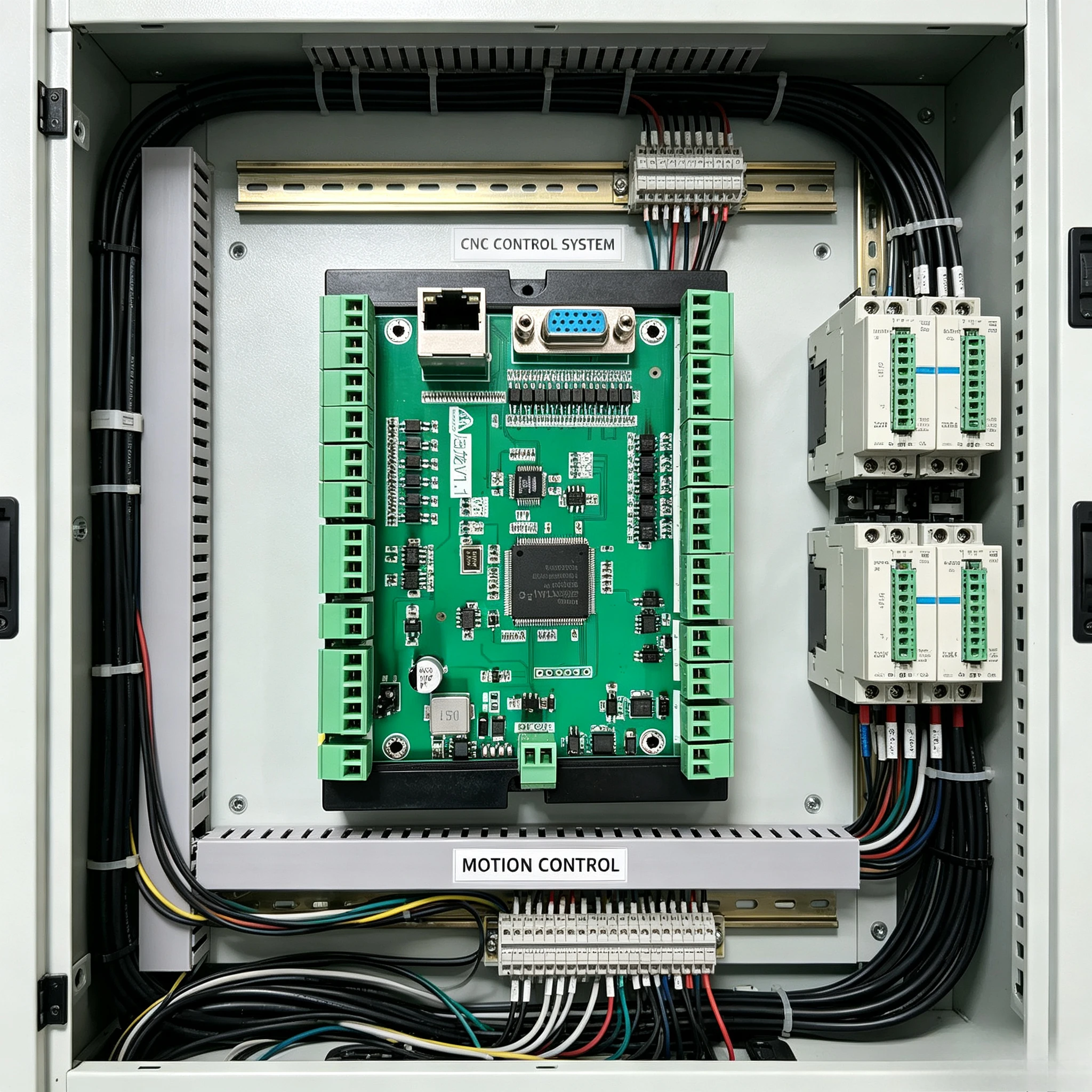 Voor de 7i92 Ethernet FPGA CNC-besturingskaart, een printplaat voor een CNC-numeriek besturingssysteem.