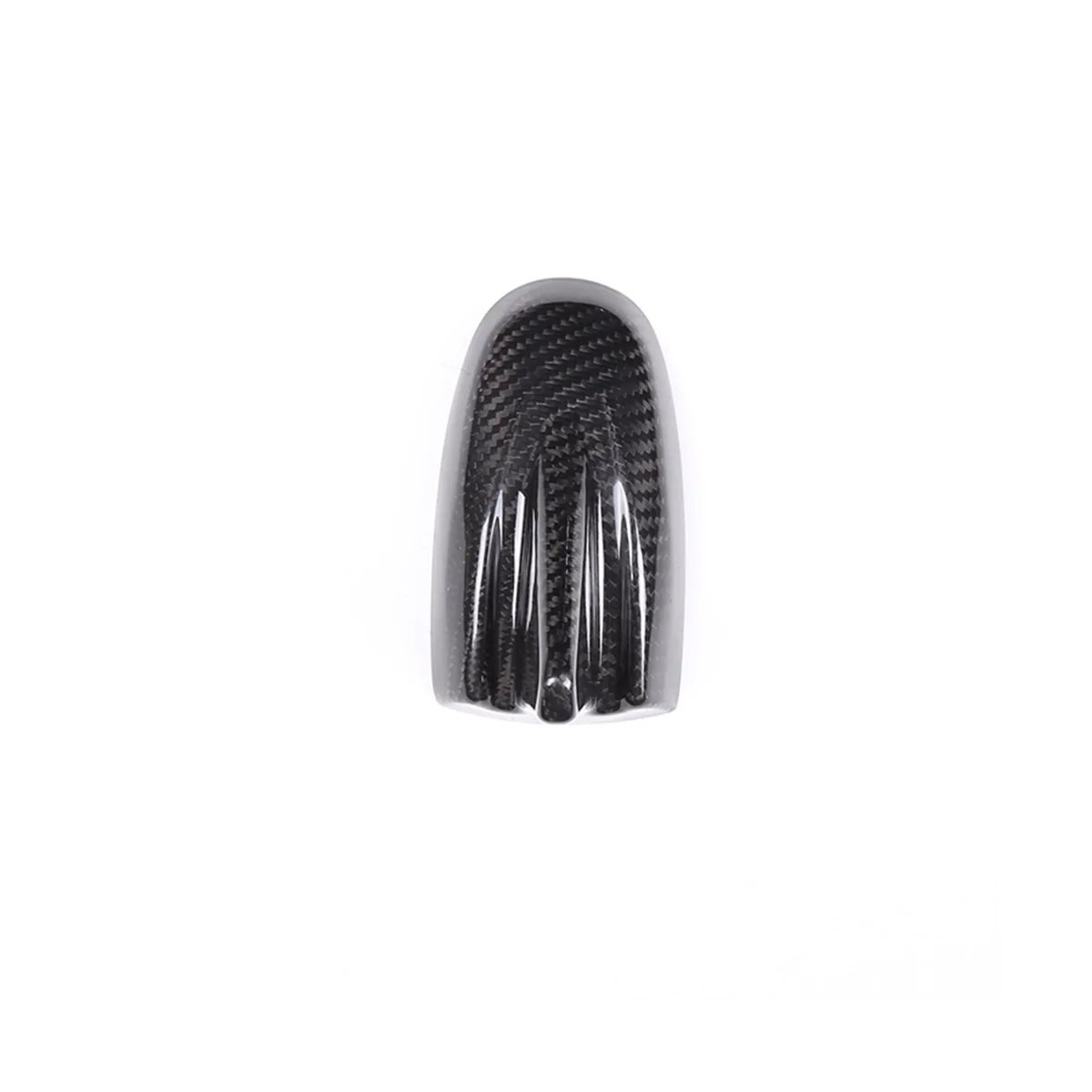 Real Carbon Fiber Car Roof Shark Fin Decorative Aerial Antenna Cover Sticker Base for Maserati Ghibli