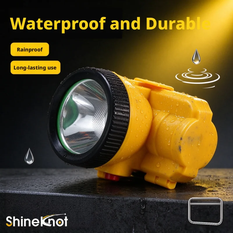 SHINEKNOT Strong Bald Head Mounted Led Mining Lamp With Long Endurance And Waterproof Outdoor Household Head Mounted Lamp