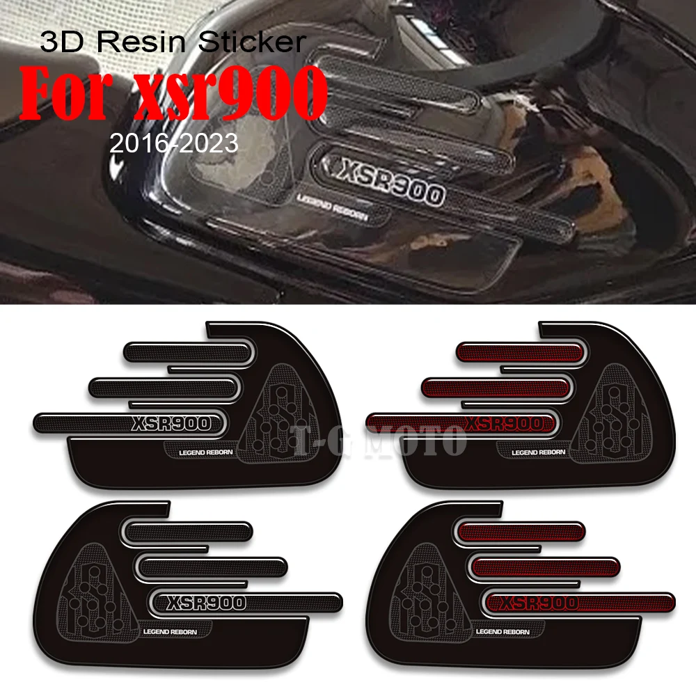 

For Yamaha XSR900 2022 2023 Motorcycle Fuel Oil Tank Pad Knee Protector Decals sticker XSR 900 2016 2017 2018 2019 2020 2021