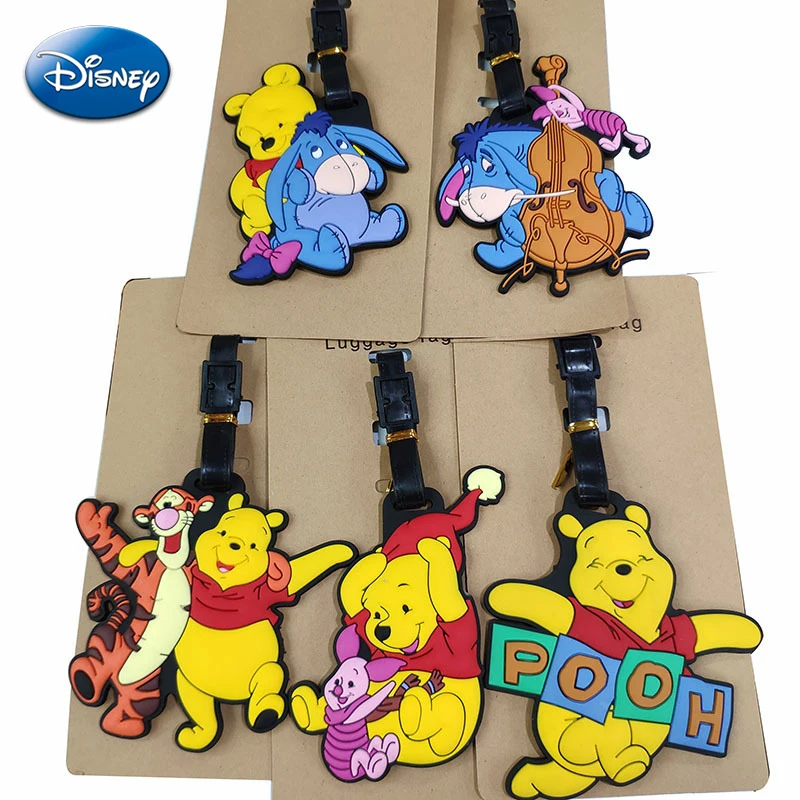 Disney Winnie the Pooh Etichetta per bagagli Tigro Valigia ID Indirizzo Titolare Bagagli Etichette d\'imbarco Etichetta portatile Decorazioni fai da