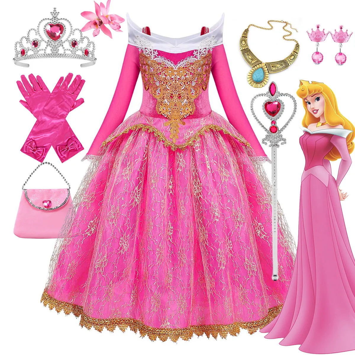 Disney Princess Sleeping Beauty in New Christmas Dress: The Perfect Holiday Gift That Actually Delights Your Daughter