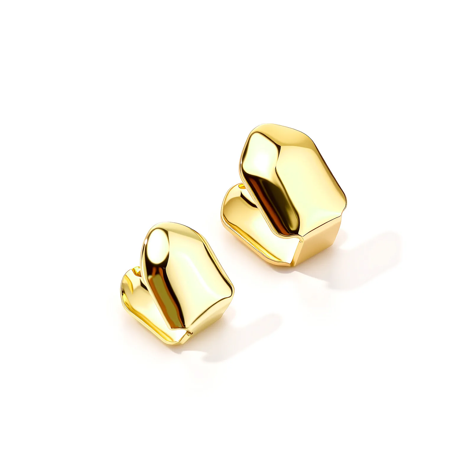 Single Tooth Grillz Teeth Jewelry Gold Silver Plated Hip Hop Style Mouth Accessories Unisex Fashion Gift