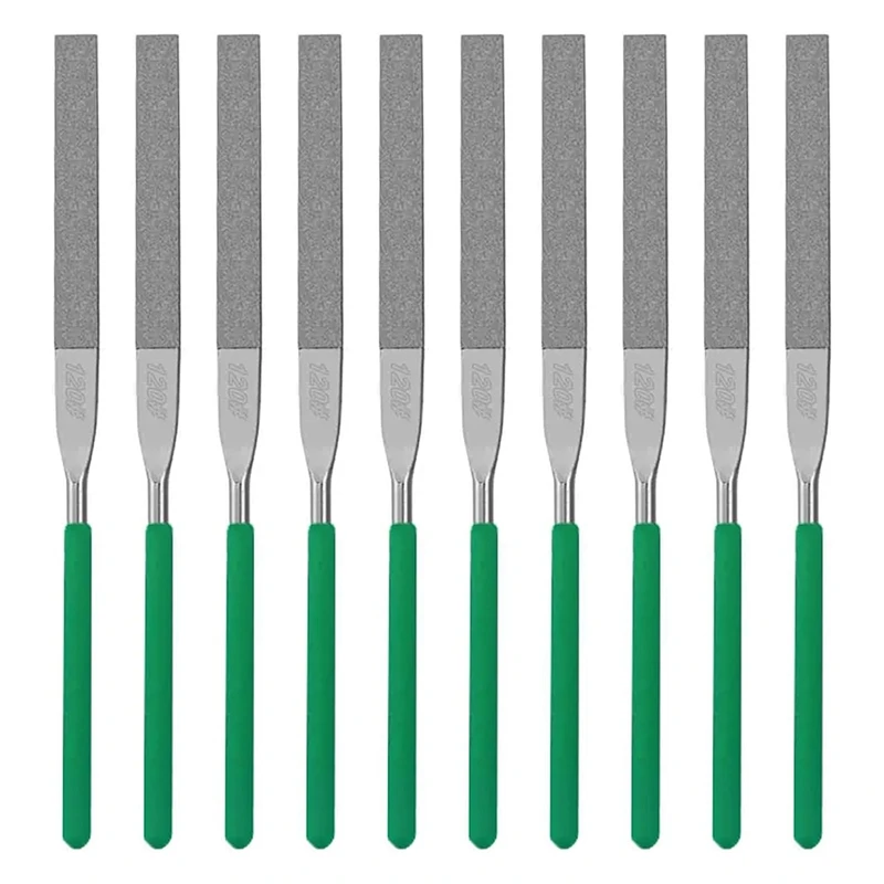 ABHG 10-Piece Diamond File Set, Precision Needle File Set, Diamond Coated Files For Filing Metal, Ceramic, Stone, Jewelry