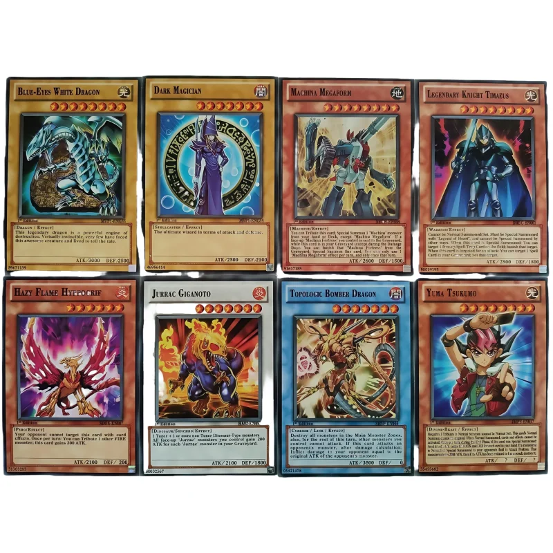 Duel Monsters Engelse spelkaarten Collectie Decoratie Yugioh Card Iron Box Anime en Cartoon Competitie Boy's Festival Gift