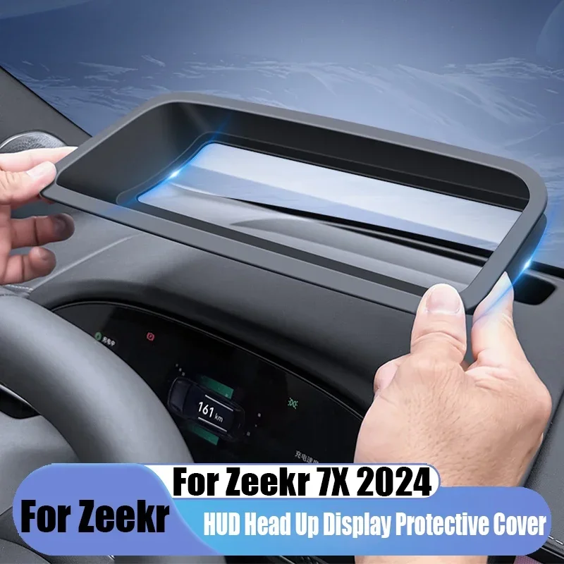 

For Zeekr 7X 2024 2025 HUD Dush Cover Trim Head-Up Display Protective Cover car dashboard Interior modification accessories