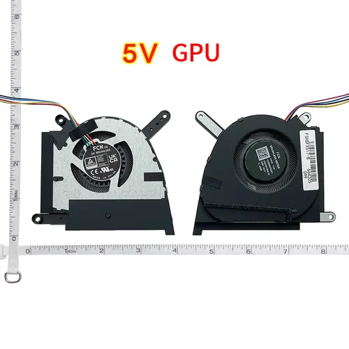 Imagen 2 del producto Nueva CPU ventilador GPU ventilador de refrigeración para ASUS FX517 FX517ZR FX517Z FX517ZC AIR 2022 DC5V/12V RTX3050/TI RTX3060 RTX3070