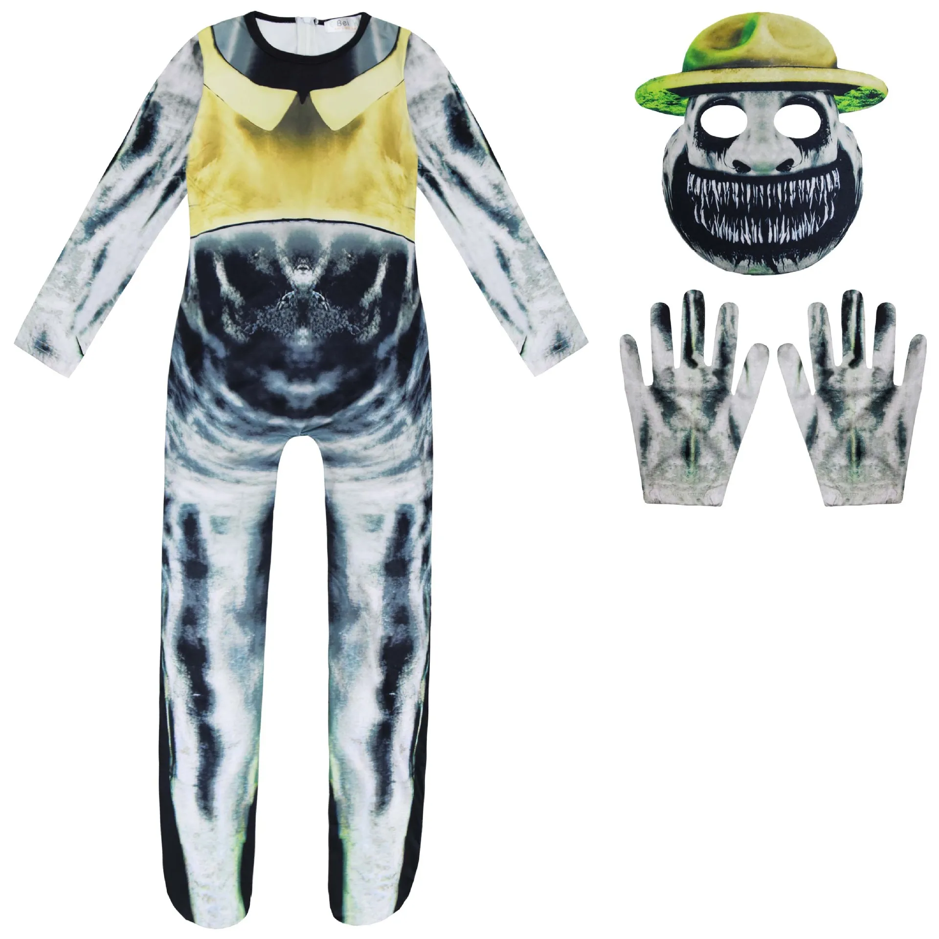 Kids Boys Girls Game Horrible Zoonomaly Jumpsuit Mask Outfit Children Christmas Halloween Cosplay Costume