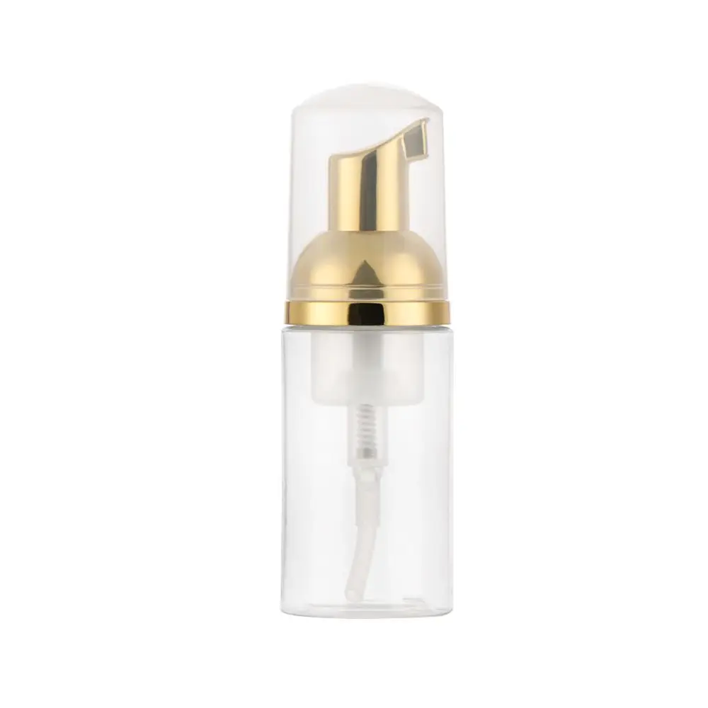 1pcs  30/50/80ml plastic foam pump bottle empty face eyelashes cosmetic bottle cleaner soap dispenser foam bottle rose gold foam