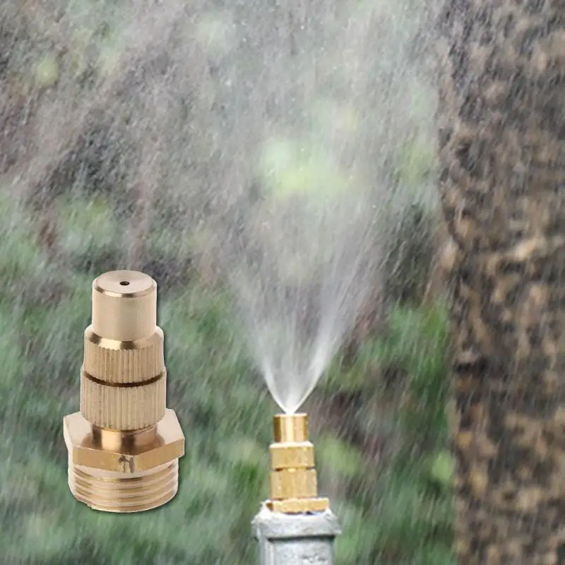 

77JB DN15 Garden Irrigation Brass Adjustable Misting Nozzles for Hea