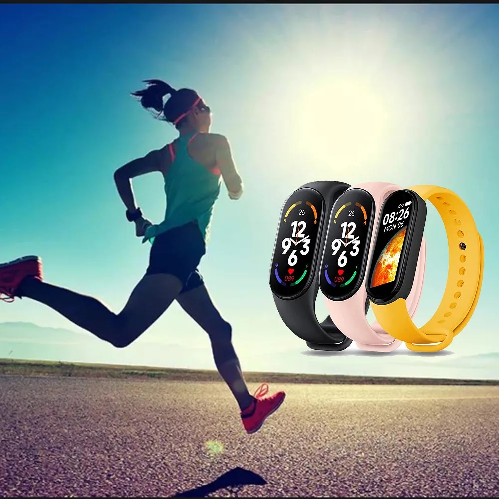 

10 шт. умные часы для мужчин Femail M7 Band спортивные кровяное давление сердечного ритма IP67 водонепроницаемый монитор фитнес-браслет для Android