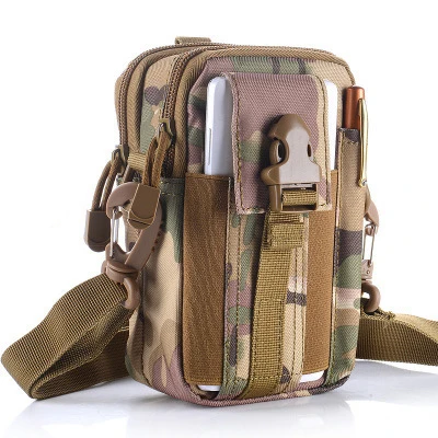 Mobiele telefoonhoesje Heuptas Waterdicht Nylon Multifunctioneel Casual Heren Heuptasje Mannelijke kleine tas
