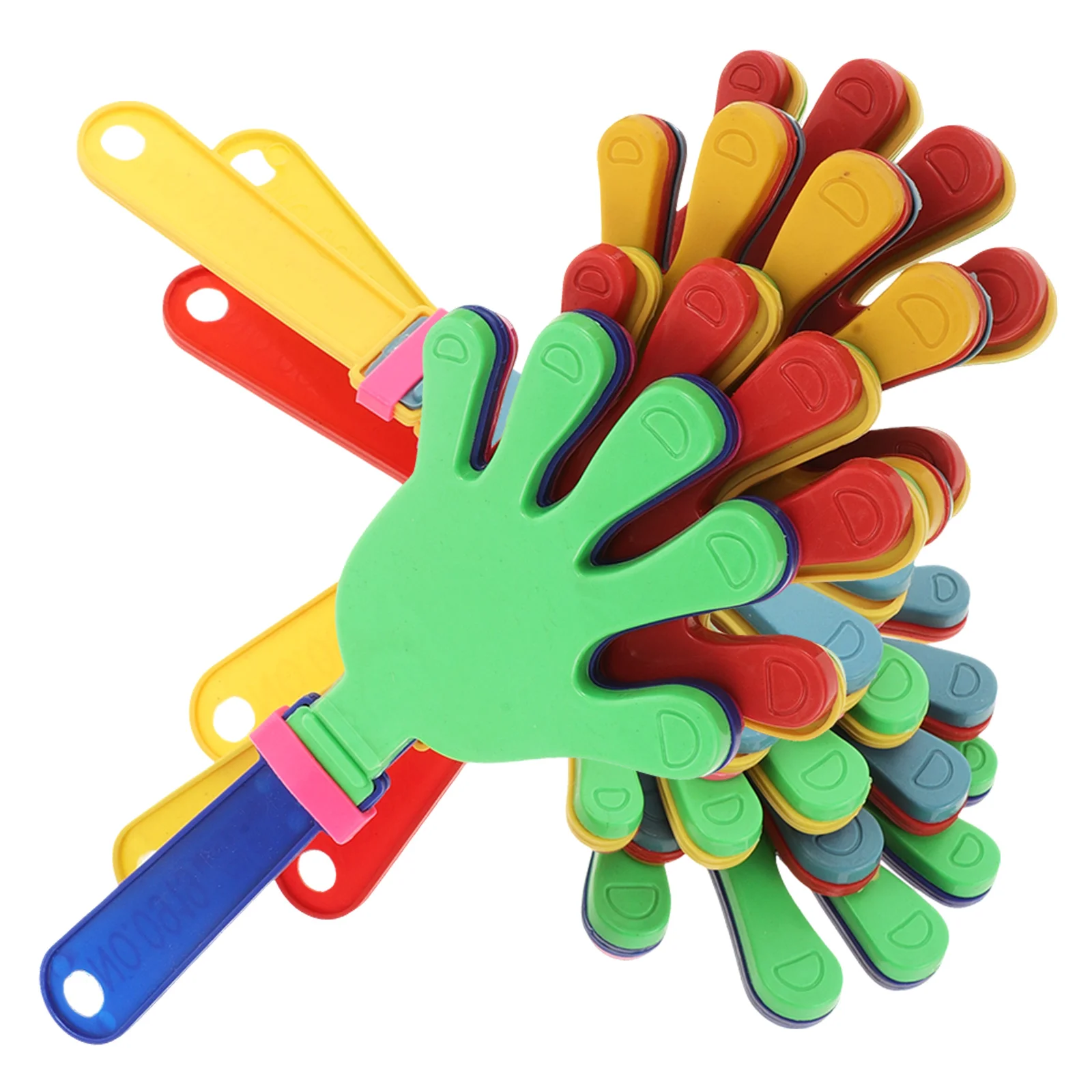 8 Pcs Hand Clapper Clappers Party Favors Toy Plastic Mini Fan Papper Hands Bohemian Jewelry