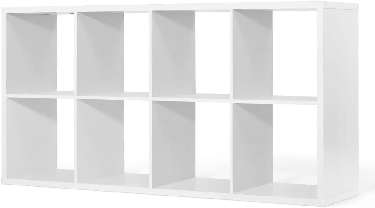 

Sturdy Room 13-Inch Cube Storage Organizer Shelf, with Extra Thick Exterior Edge, Open Storage Shelf Divider, Bookcase,