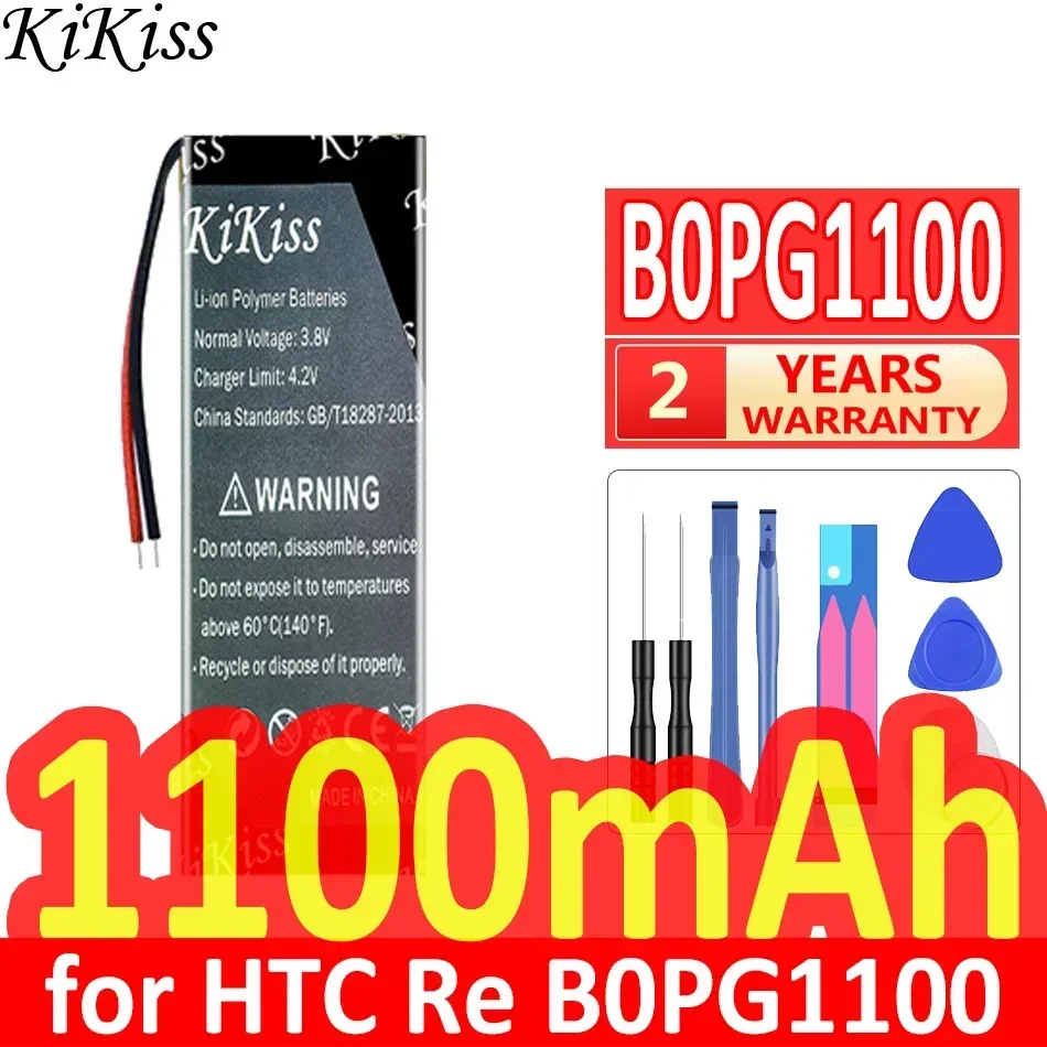 

Мощный аккумулятор KiKiss 1100 мАч для цифровой камеры HTC Re B0PG1100