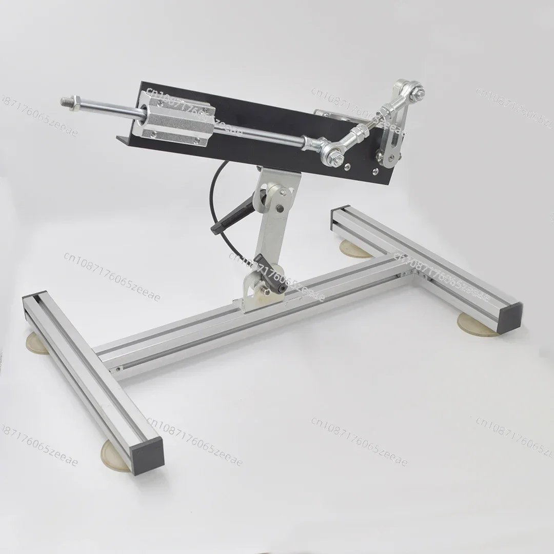 Telescopic Linear Actuator Kit with Aluminium Alloy Stand and Power Adapter Speed Regulation Free End Connector