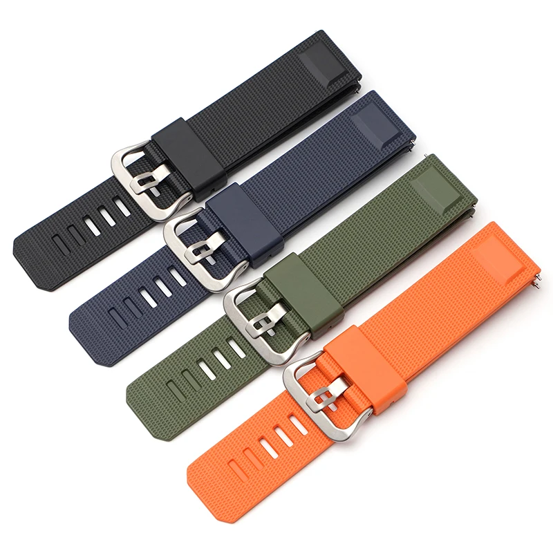 Rubber Strap for Casio Pro Trek PRW-6900 PRW-6800 PRW-3400 23mm Quick Release Sport Waterproof Men Outdoors Replace Watch Band
