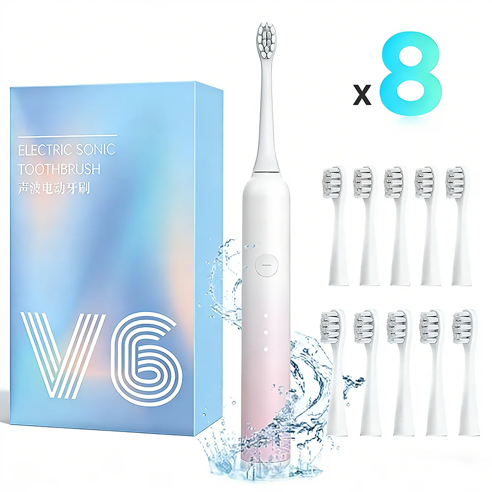 

Совместим с электрической зубной щеткой Oral-B Intelligent Rotating, водонепроницаемая, перезаряжаемая, роторная, умная зубная щетка, 8 насадок